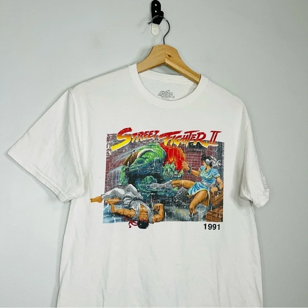 Street Fighter II 1991 Ready to Rumble Graphic Tee M